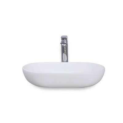 Double Sink Approval Acrylic Solid Surface Rectangular Wall Hung Bathroom Basin